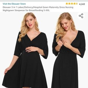 4 nursing gowns